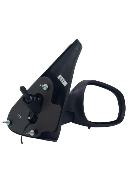 Dış Dikiz Aynası Renault Megane 1996 - 1999 Mekanik, Sensörlü, Manuel Katlama, Siyah Kapak, 2 Pin fiyatları