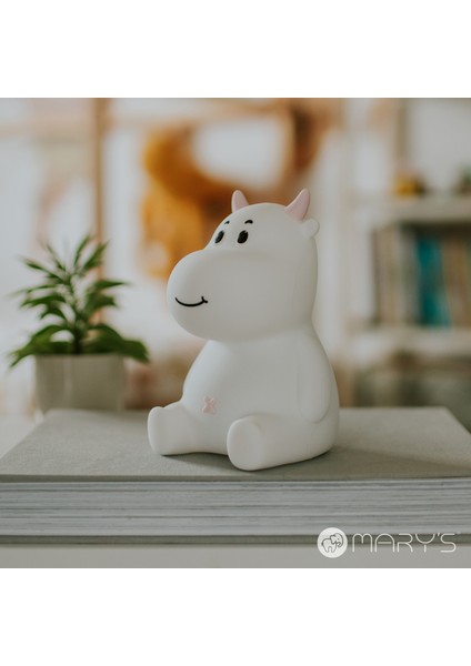 Cow Beyaz LED Gece Lambası