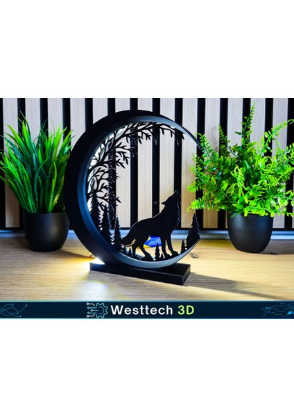 Hilal ve Kurt Tasarımlı Masa Üstü Dekorasyonu Biblo