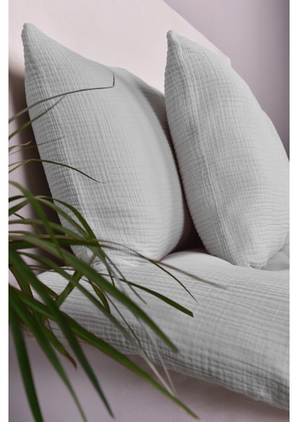 Müslin Çift Kişilik Nevresim Takımı Gri fiyatları