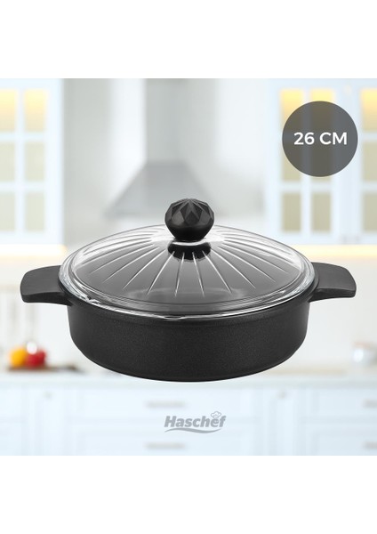 Kristal Basık Tencere 26 cm