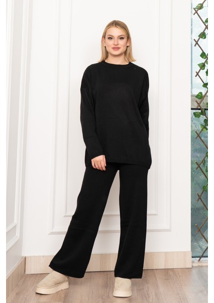 Yuvarlak Yaka Salaş Triko Takım 7204