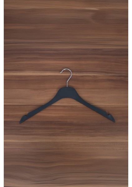 Siyah Plastik Lüks Elbise Askısı