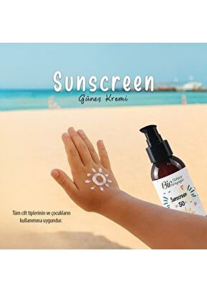 Güneş Kremi 50+ SPF Tüm Cilt Tipleri İçin Renkli 100 ml indirimleri