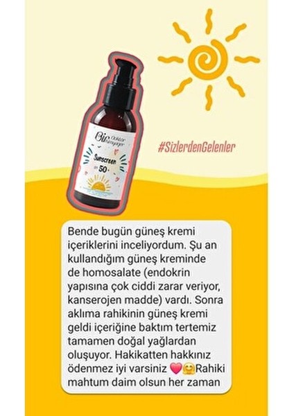Güneş Kremi 50+ SPF Tüm Cilt Tipleri İçin Renkli 100 ml