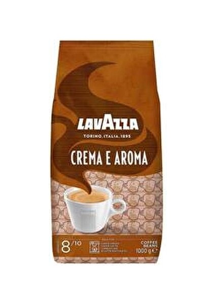 Crema E Aroma Çekirdek Kahve 1 kg İtalya Menşeli Kremamsı Doku ve Yoğun Aroma modelleri