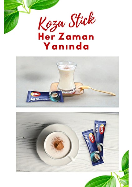 Sahlep Aromalı İçecek Tozu 16 Stick Koşer Sertifikalı Karadut Aromasıyla fırsatları