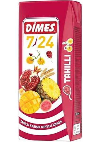 7/24 Tahıllı Karışık Meyve İçeceği 200 ml 27 Adet Pratik Ambalajda Enerji Dolu fiyatları