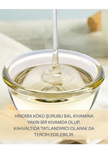 Hindiba Kökü Şurubu Düşük Glisemik İndeksli 200 gr Belçika Menşeli Vegan Alternatif