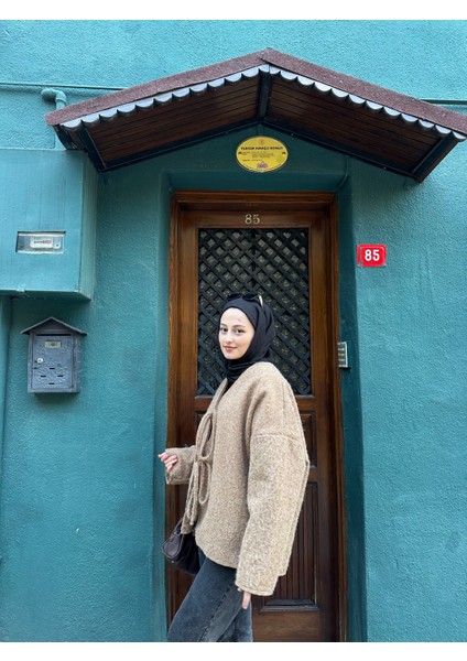 Önden Bağlamalı Kırçıllı Ceket modelleri