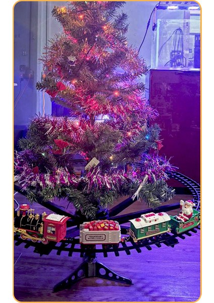 Yeni Noel Ağacı Asılı Otomatik Ses ve Işık Treni (Yurt Dışından) fiyatları