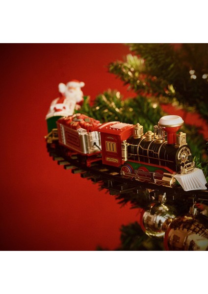 Yeni Noel Ağacı Asılı Otomatik Ses ve Işık Treni (Yurt Dışından) modelleri