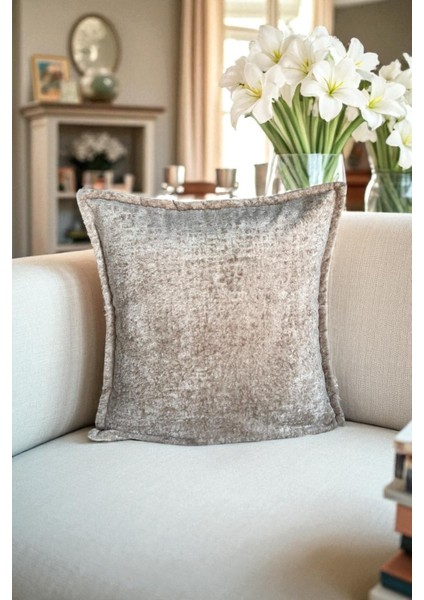 SAFARI-01 İthal Kadife Dekoratif Kırlent Kılıfı 45x45 cm – Yumuşak Dokulu Kare Yastık ve Ev Aksesuarı fiyatları