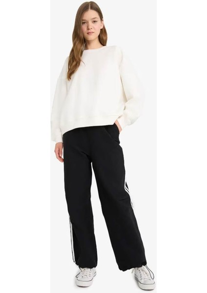 Coool Oversize Geniş Kalıp Bisiklet Yaka Kalın Kumaş Sweatshirt A4177AX25WN fiyatları