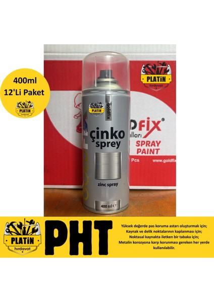 Çinko Sprey 400 ml ( 12 Adet ) fiyatları