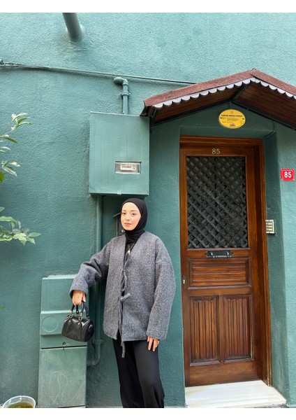 Önden Bağlamalı Kırçıllı Ceket modelleri