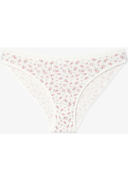 Karışık Renk Soil Blossom Düşük Bel Pointel 3'lü Slip Külot
