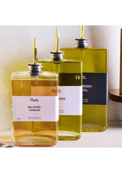 Molivet 3'lü Gold Kapak Cam Yağdanlık Sosluk Sirkelik 350-500-750 ml fiyatları