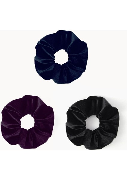 Lüks Kadife Simit Toka Seti 3 Adet