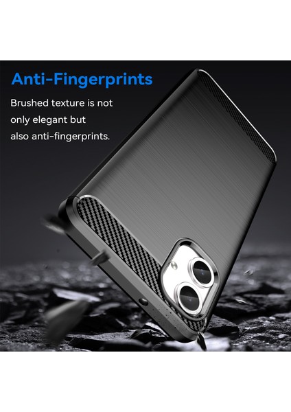 Samsung Galaxy A06 5g Telefon Kılıfı, Fırçalanmış Karbon Fiber Dokulu Esnek Tpu Tampon, Darbe Emici Koruyucu Kılıf Samsung Galaxy A06 5g (Yurt Dışından) modelleri