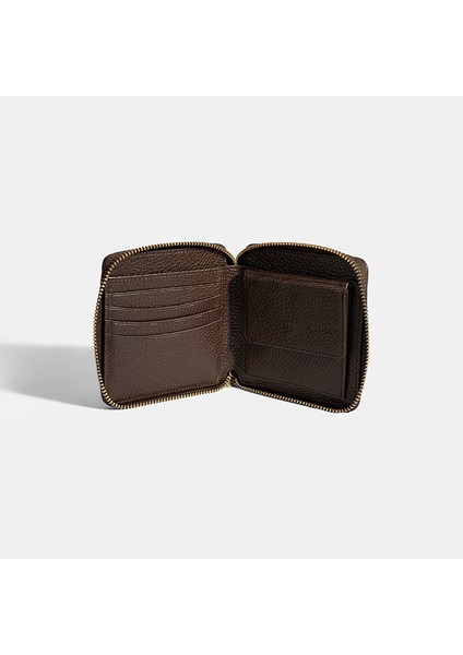 Kadın Acı Kahve Fermuarlı Deri Cüzdan indirimleri