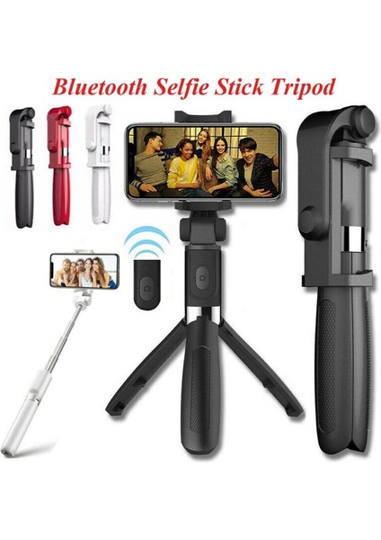 Selfie Stick L01 Bluetooth Kumandalı Selfie Çubuğu Tripod Monopod (5148) fiyatları