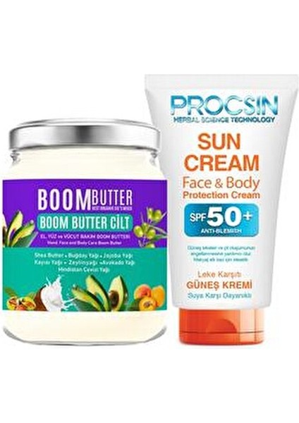 Cilt Bakım Yağı ve Güneş Kremi Paketi SPF50 Normal Ciltler İçin Koruma 50 ml fiyatları