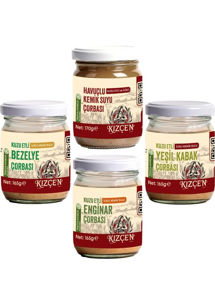 Avantajlı 4 Lü Kuzu Etli Ilikli Çorba Seti