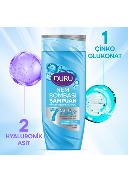 Nem Bombası Kepekli Saçlar Için Kepeğe Karşı Etkili Şampuan 3X400 ml fiyatları