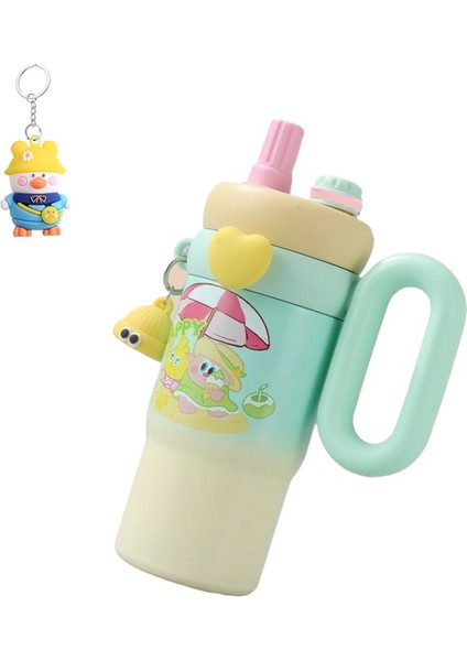 RunxiLifeHall1 Taşınabilir Çocuk Termos Şişesi - Pembe (Yurt Dışından)