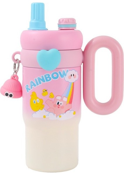 RunxiLifeHall1 Taşınabilir Çocuk Termos Şişesi - Pembe (Yurt Dışından) fiyatları
