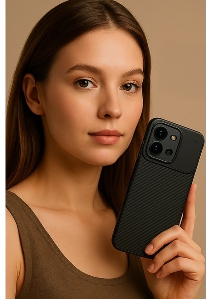 Xiaomi Redmi 15C 4G Uyumlu Kılıf Auto Focus Tasarımlı Vendas Negro Kapak modelleri