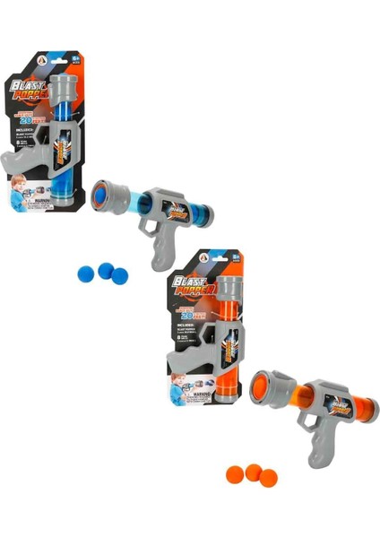 10033 Sun-Aoj-Silah Sünger Top Atan Blast Popper 8toplu 2r