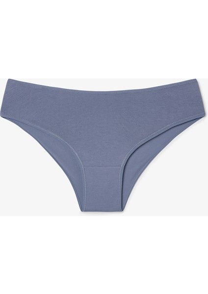 Blue Autumn Yaprak Desenli Düşük Bel 3'lü Slip Külot