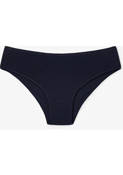 Blue Autumn Yaprak Desenli Düşük Bel 3'lü Slip Külot