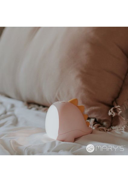 Dino Pembe LED Gece Lambası