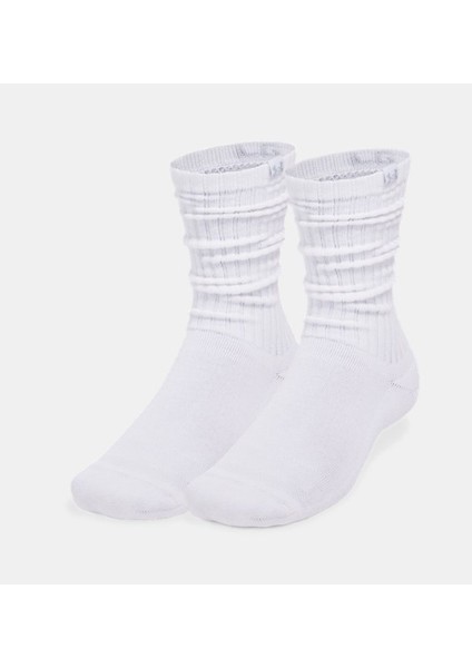 Unisex Ua Sportstyle Coton Scrunch Crew Çorap 1390129-100 modelleri