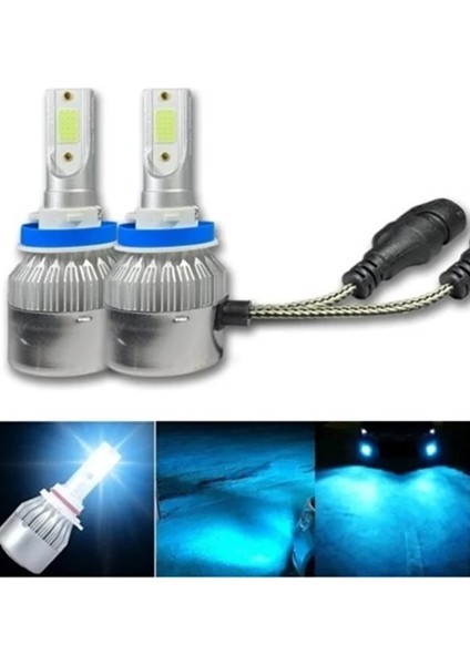 H11 Buz Mavisi LED Xenon Sis Farı Ampulü fiyatları