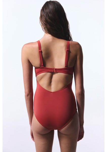 Tarçın Rengi New Lotus Balconette Mayo