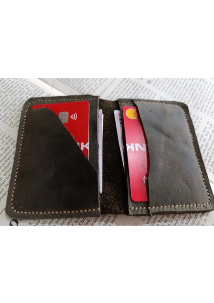 Hakiki Deri Üst Kalite Tamamen El Emeği Minimalist Cüzdan 15.5X10.5 cm XX84 fiyatları