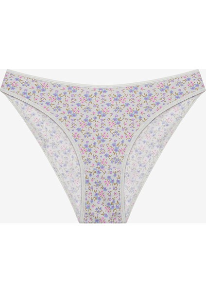 Violet Daisy 3lü Çok Renkli Slip Külot