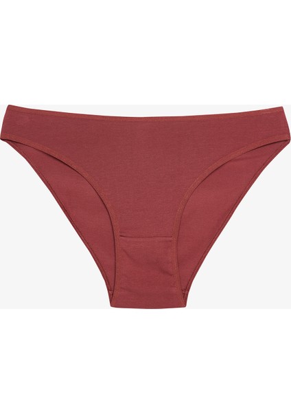 Cheerful Çiçek Desenli Normal Bel 3'lü Külot