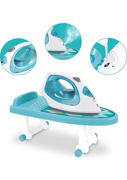 Sesli Işıklı Pilli Masalı Evcilik Eğitici Oyuncak Ütü Seti modelleri