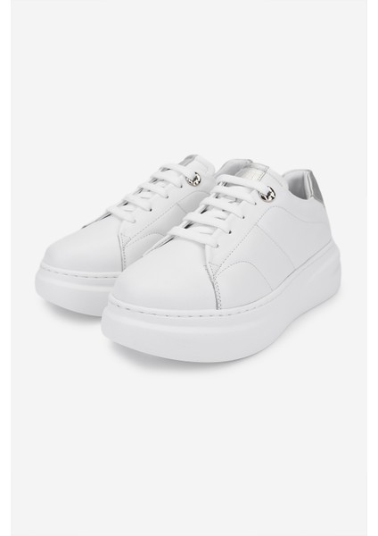 Kadın Hakiki Deri Beyaz/lame Sneakers & Spor Ayakkabı 1116 16000 Bn Ayk SK25-26 Beyaz/lame indirimleri