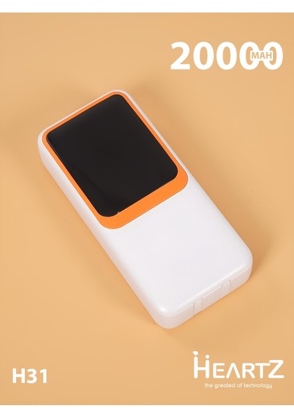 Hızlı Şarj Destekli 20.000 Mah Powerbank | Taşınabilir Pil Şarj ALETI-H31 modelleri