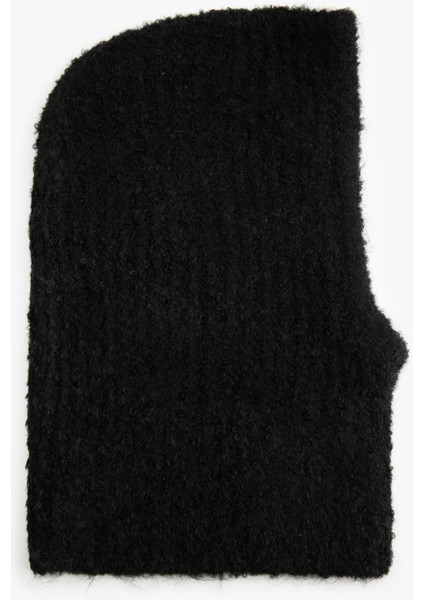 Yün Karışımlı Balaklava Bere