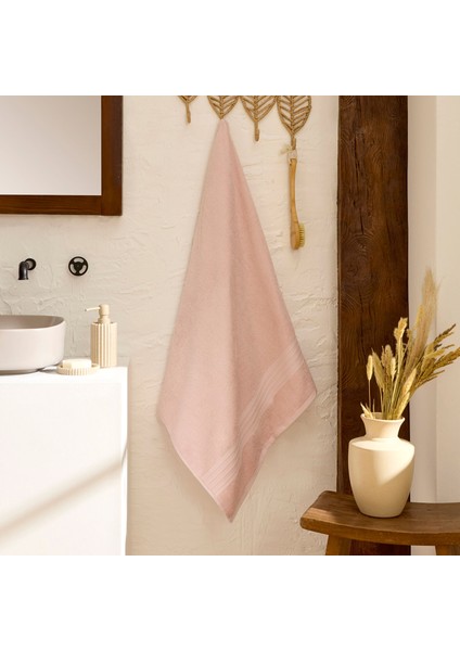 Lustar %100 Pamuk Banyo Havlusu Pudra 80X150 cm