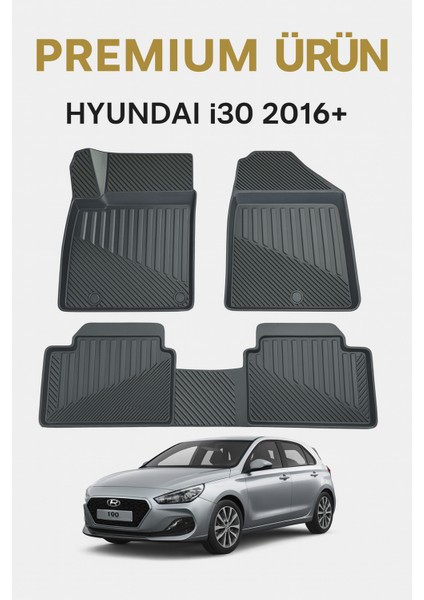 Hyundai I30 2016+ Uyumlu 3D Oto Paspas Premium fırsatları