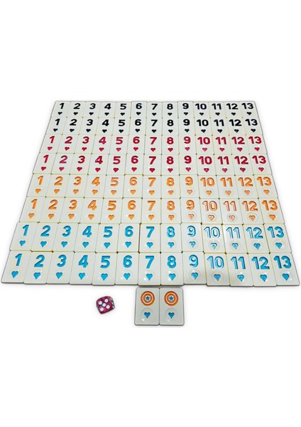 Okey Taşı Melamin Kılıflı Okey Takımı Taşları ( Iç Taş) modelleri