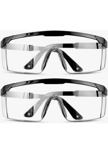 Şeffaf Koruyucu Iş Gözlüğü Şeffaf Taşlama ve Çapak Gözlüğü Koruyucu Laboratuvar Gözlüğü modelleri